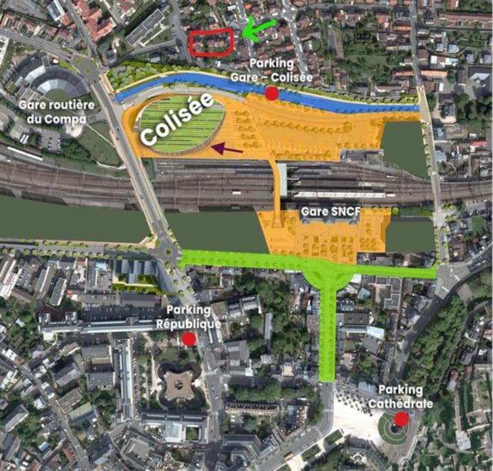 Studio 2 Chartres Gare Et Colisee A 100 M Екстер'єр фото